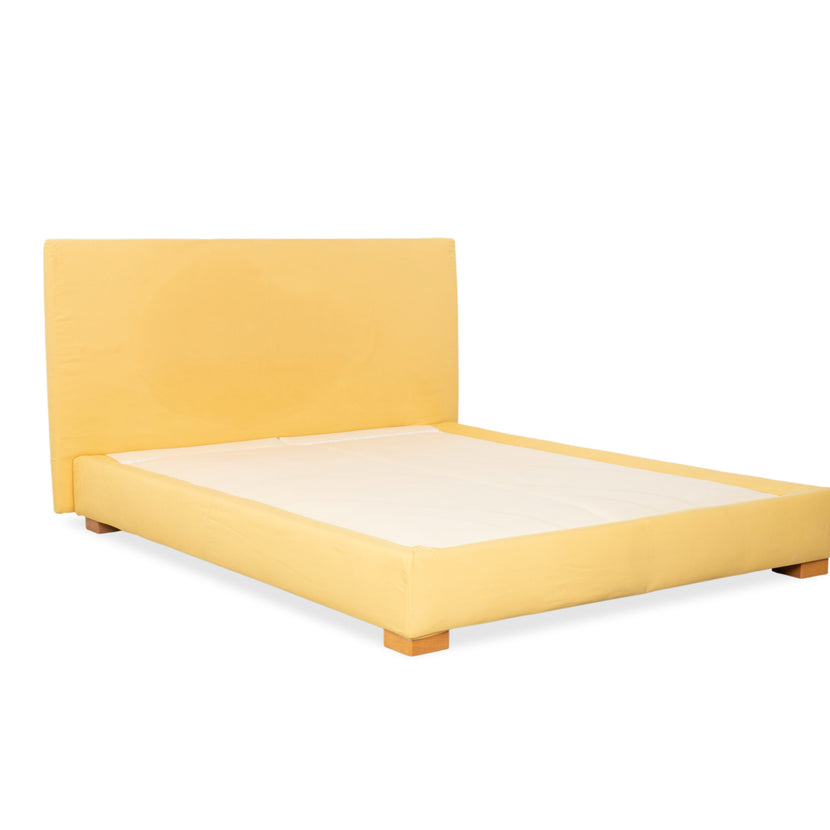 Ligne Roset Anna Fabric Bed Cream Yellow