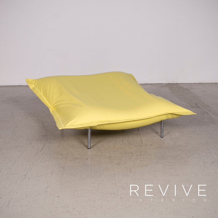 ligne roset Multy Calin Designer Stoff Sofa Garnitur Gelb Dreisitzer Sessel Couch Funktion #8319
