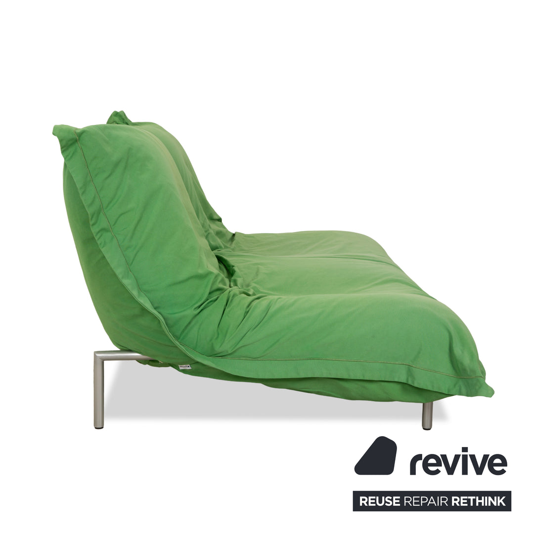 Ligne Roset Calin Stoff Zweisitzer Limette Grün Sofa Couch
