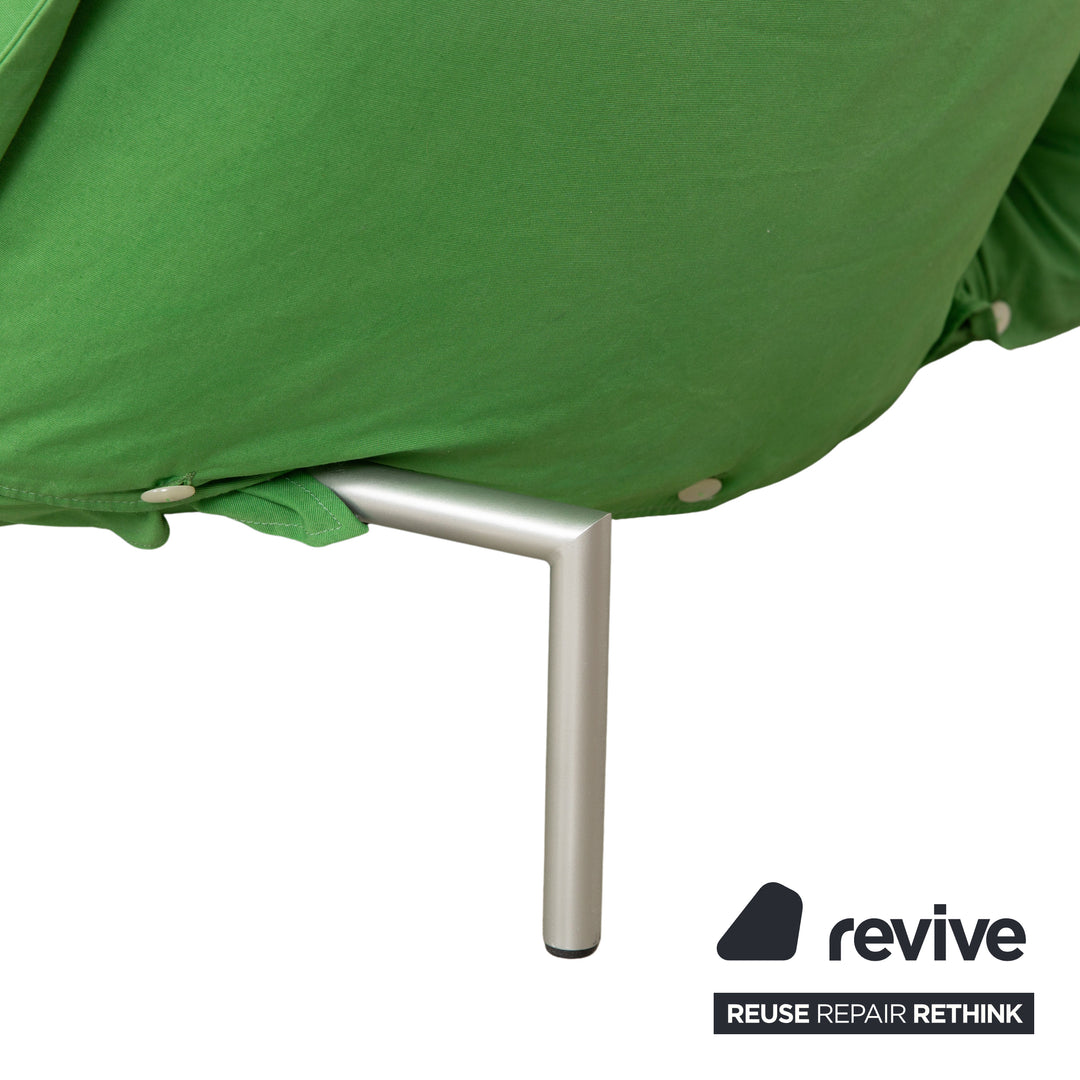 Ligne Roset Calin Stoff Zweisitzer Limette Grün Sofa Couch