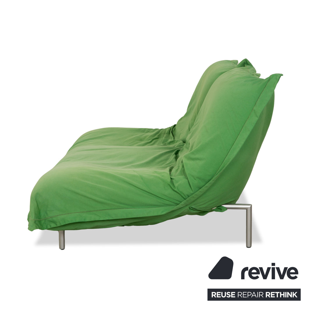 Ligne Roset Calin Stoff Zweisitzer Limette Grün Sofa Couch