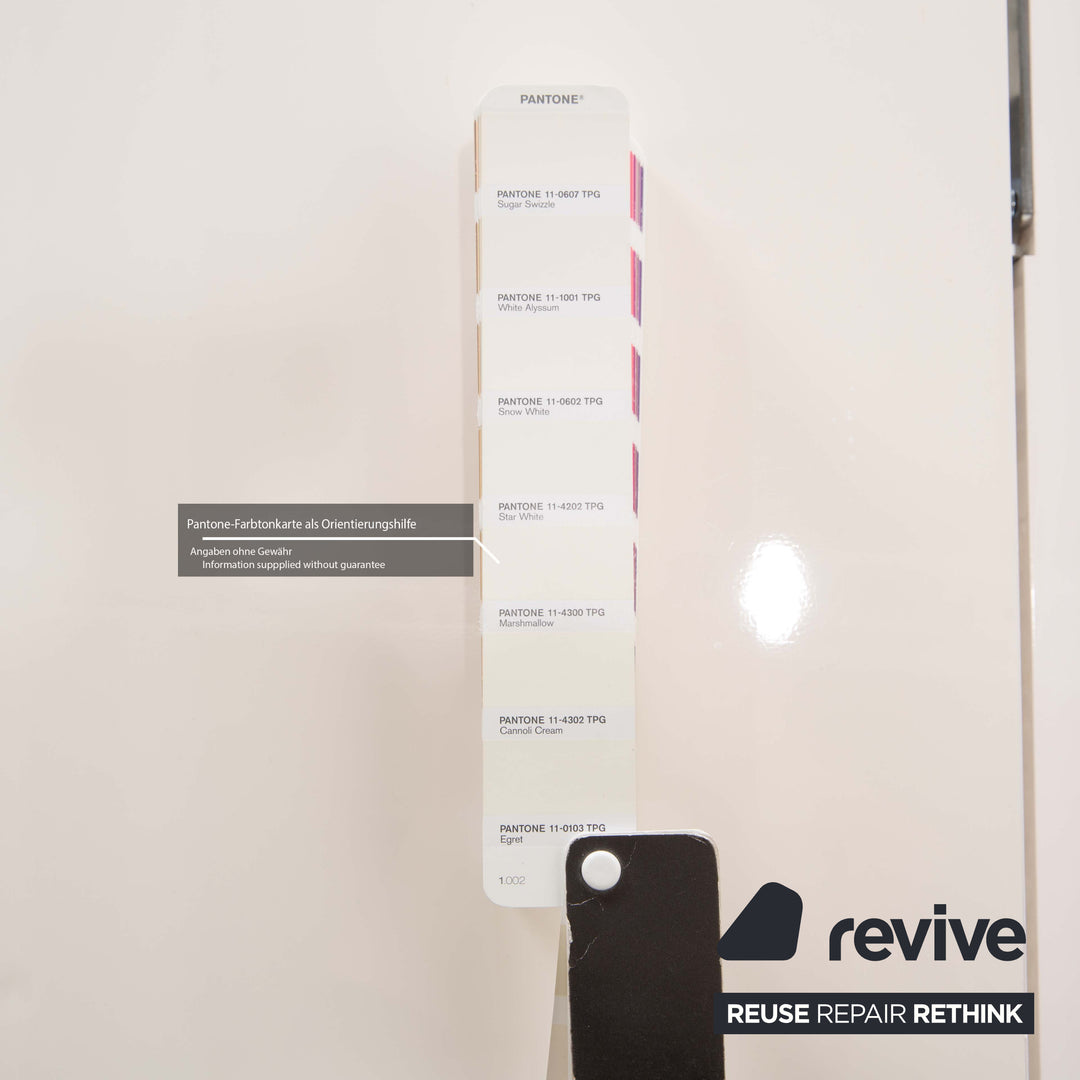 ligne roset Cineline wooden dining table cream white extension function 160-293 x 100 cm