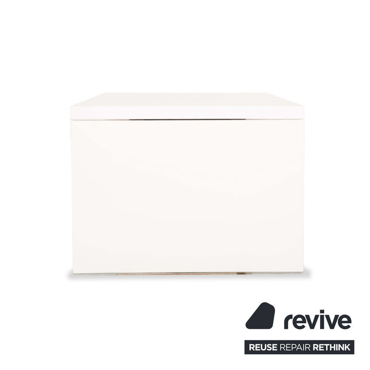 ligne roset Cineline wooden dining table cream white extension function 160-293 x 100 cm