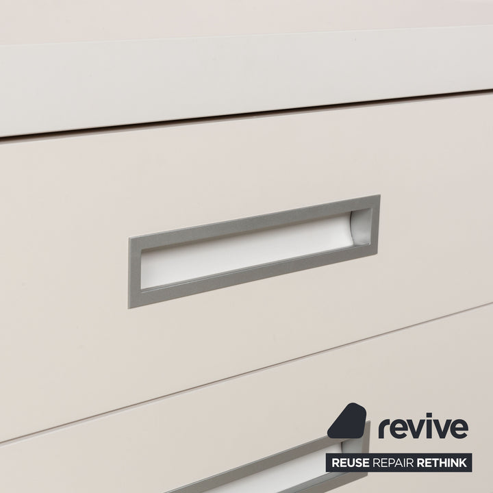 ligne roset Cineline wooden sideboard white manual function chest of drawers