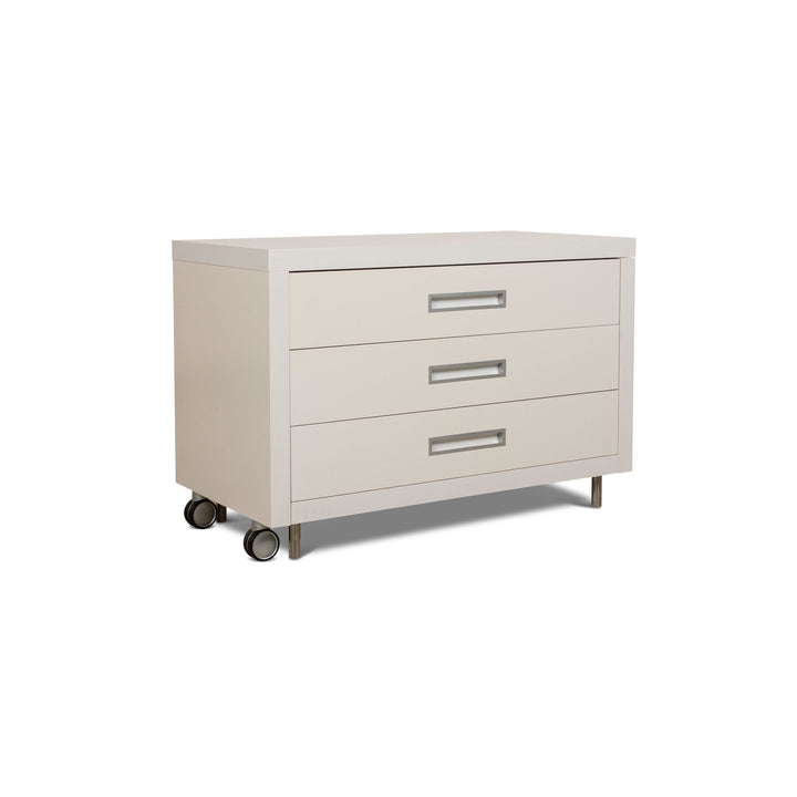 ligne roset Cineline wooden sideboard white manual function chest of drawers