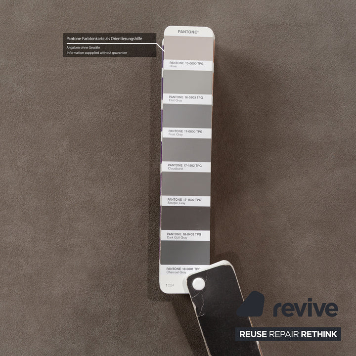 Ligne Roset Confluences Stoff Ecksofa Grau Graublau SchwarzSofa Couch