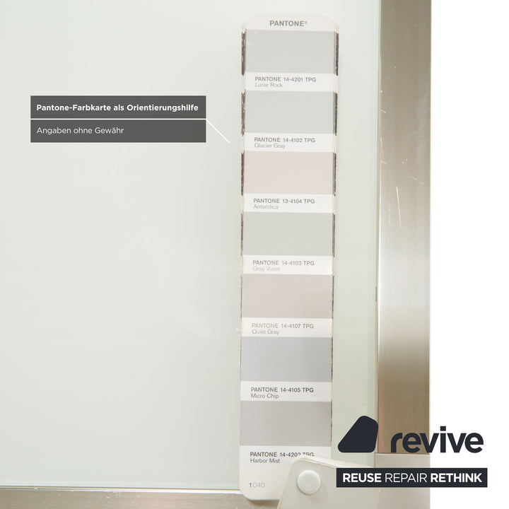 Ligne Roset Contour Glass Desk White Home Office Drawer