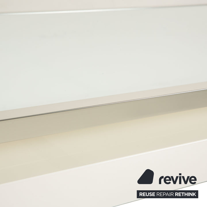 ligne roset Contour Glas Schreibtisch Weiß Homeoffice Büro Schublade