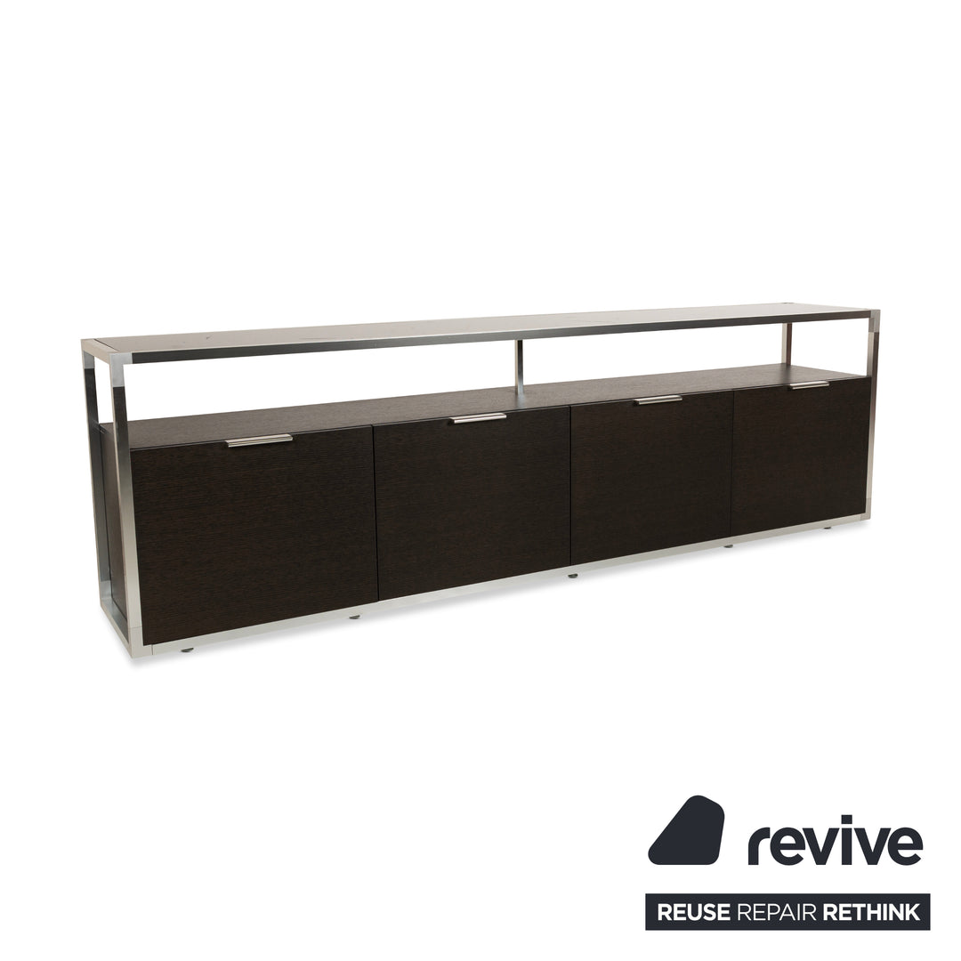 ligne roset Buffet Contour en Bois Gris