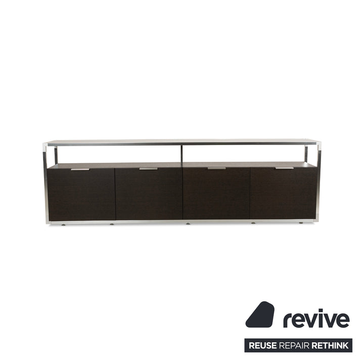 ligne roset Contour Wooden Sideboard Grey