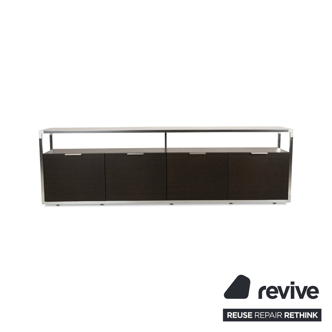 ligne roset Buffet Contour en Bois Gris