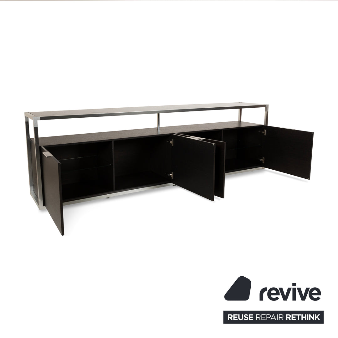 ligne roset Buffet Contour en Bois Gris