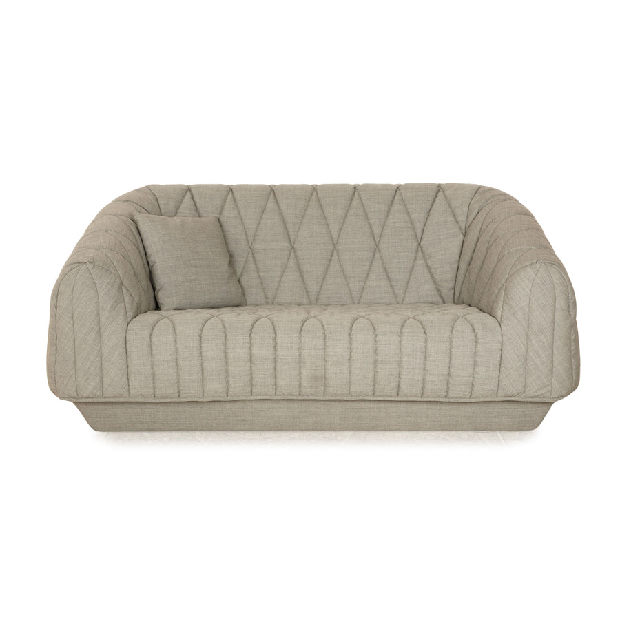 ligne roset Cover Stoff Zweisitzer Grau Sofa Couch
