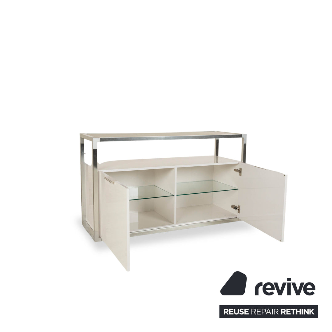 ligne roset Dedicato wooden sideboard white