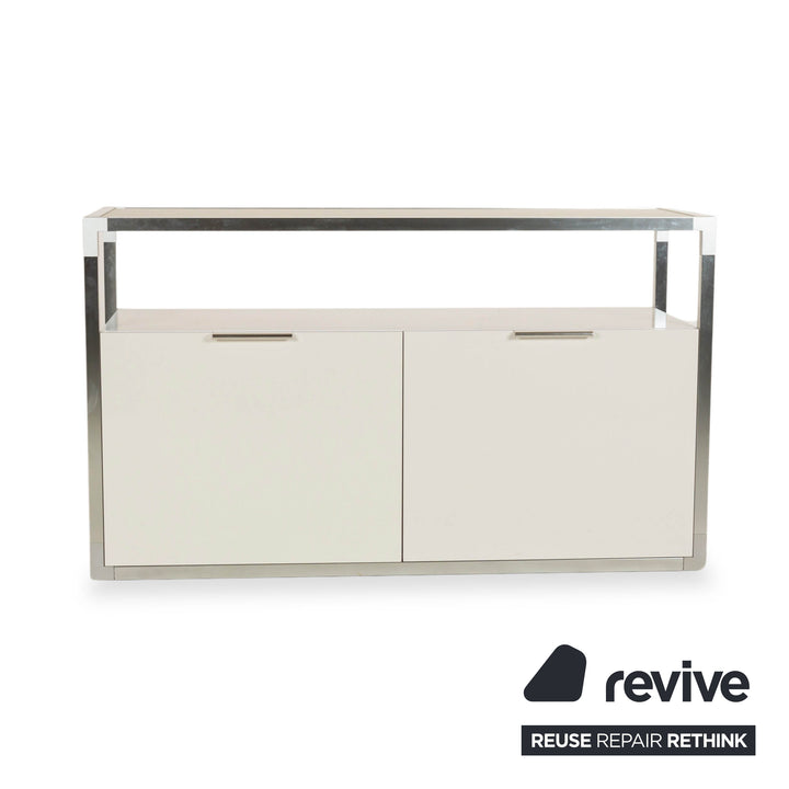 ligne roset Dedicato wooden sideboard white