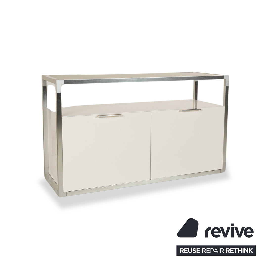 ligne roset Dedicato wooden sideboard white