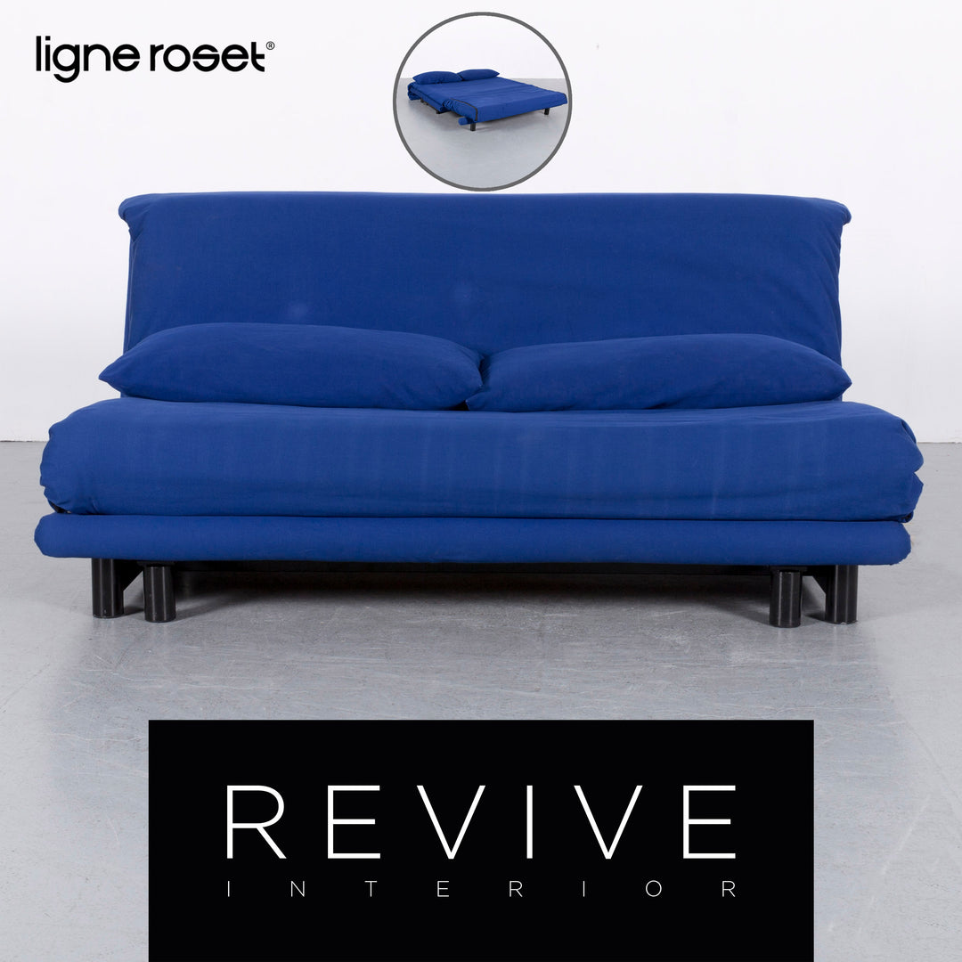 Ligne Roset Multy Canapé-lit en tissu design Bleu Canapé trois places Caractéristique #5851