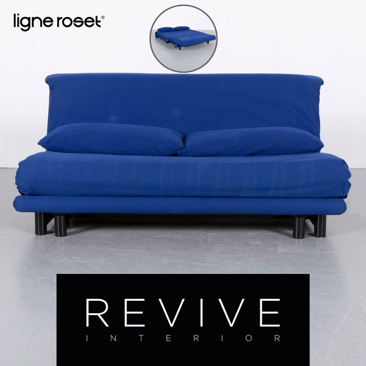 Ligne Roset Multy Canapé-lit en tissu design Bleu Canapé trois places Caractéristique #5851