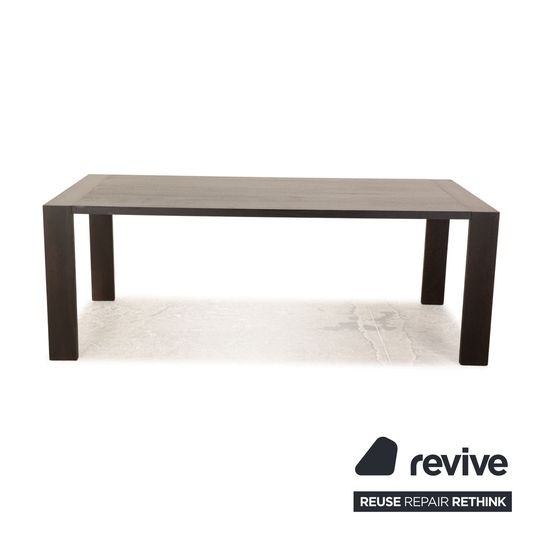 ligne roset Eaton Holz Esstisch Schwarz Eiche 210 x 76 x 100 cm