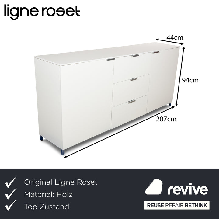 Ligne Roset Everywhere C4 Wooden Sideboard White