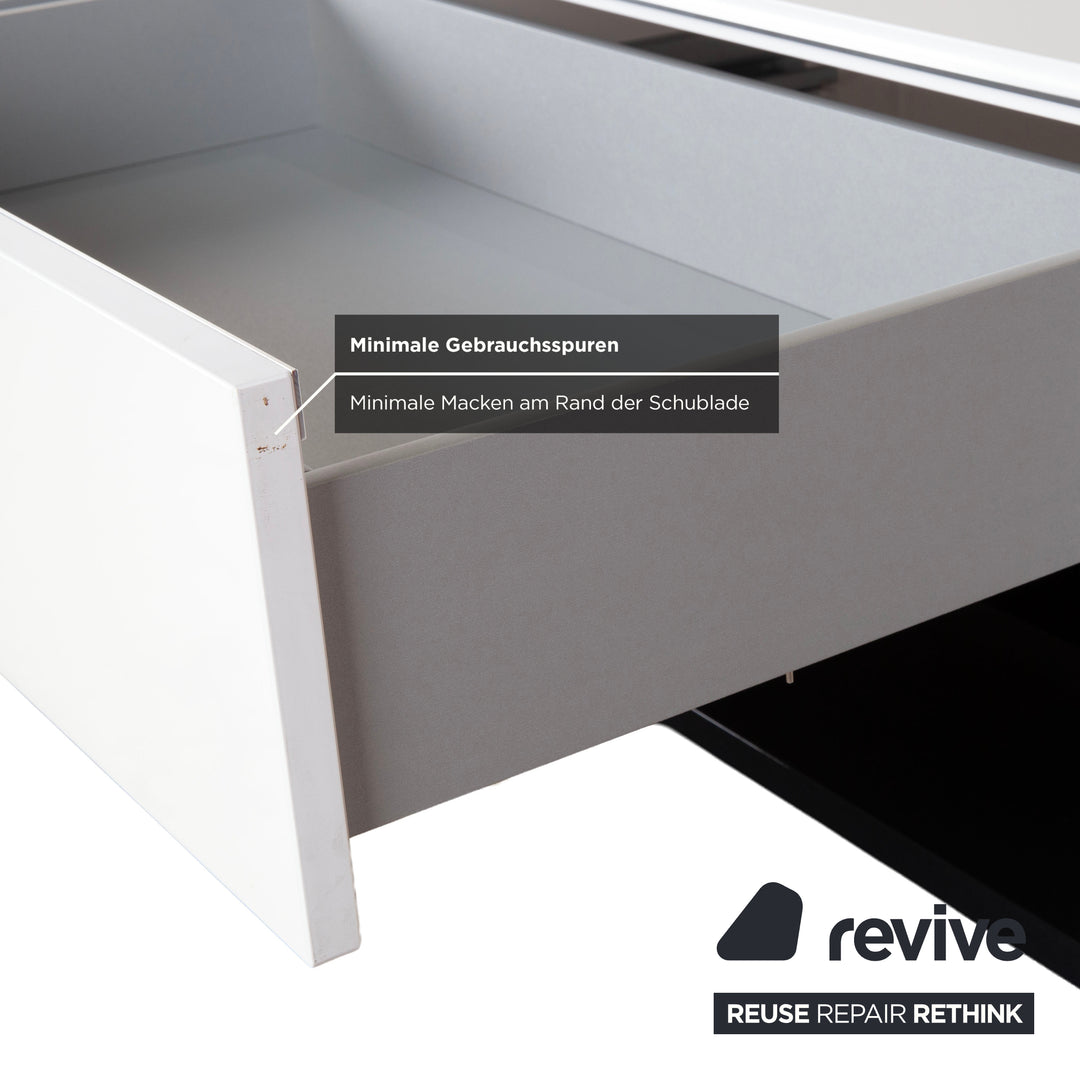 Ligne Roset EVERYWHERE Holz Hochglanz Sideboard Weiß Lowboard TV-Board