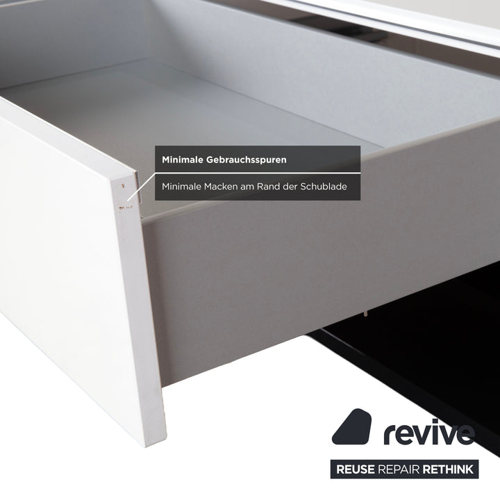 Ligne Roset EVERYWHERE Holz Hochglanz Sideboard Weiß Lowboard TV-Board