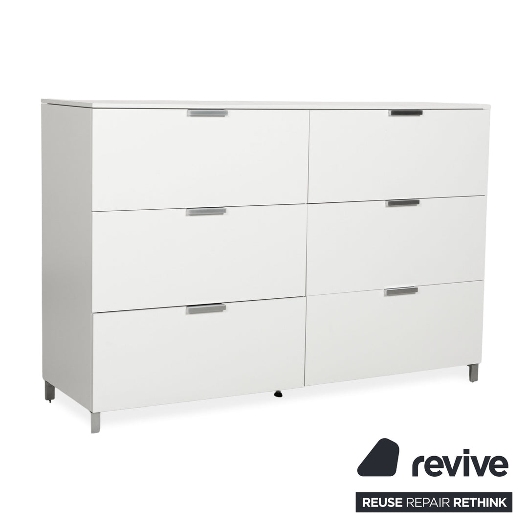 Ligne Roset Everywhere Wooden Sideboard Lowboard White