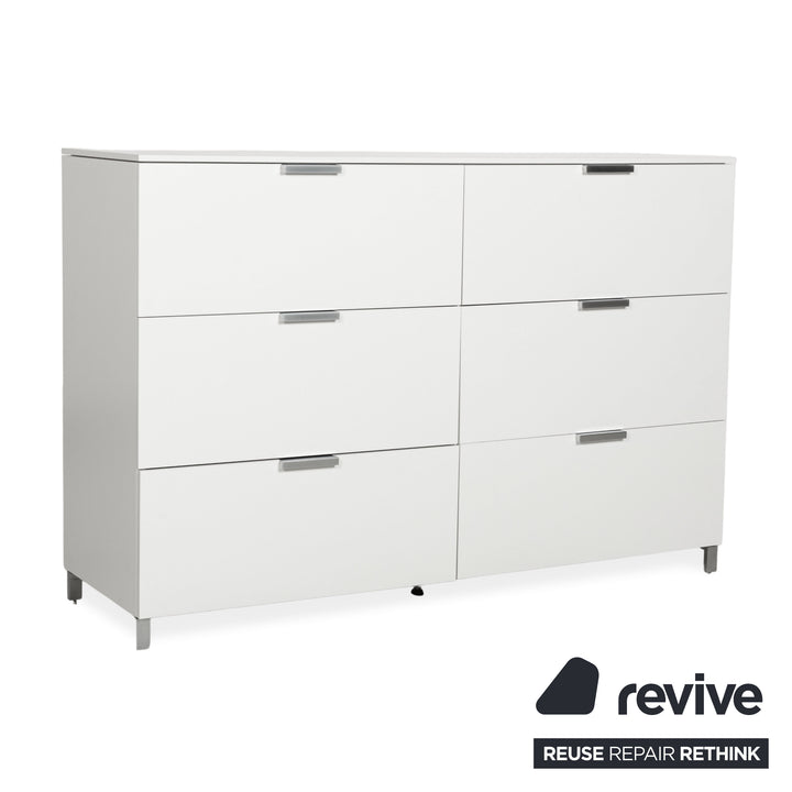 Ligne Roset Everywhere Wooden Sideboard Lowboard White