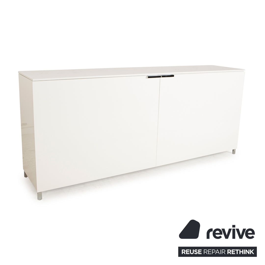Ligne Roset Everywhere Wooden Sideboard White High Gloss