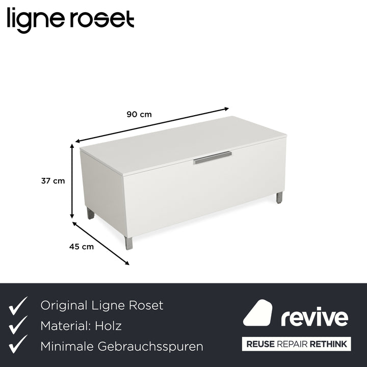 Ligne Roset Everywhere Holz Sideboard Weiß Lowboard