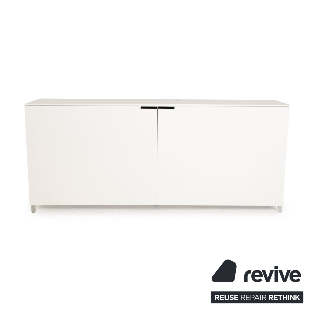 Ligne Roset Everywhere Holz Sideboard Weiß Hochglanz