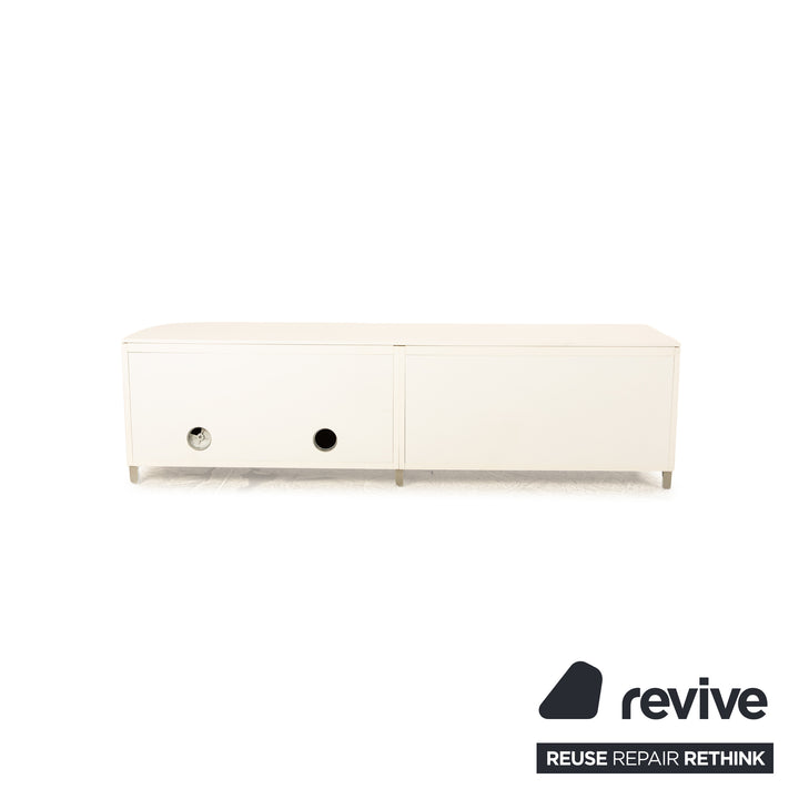 ligne roset EVERYWHERE wooden sideboard white phono furniture TV board lowboard