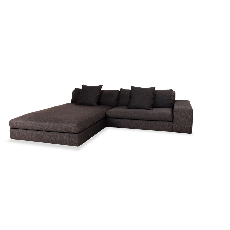 ligne roset Exclusif canapé d'angle en tissu méridienne gauche canapé gris