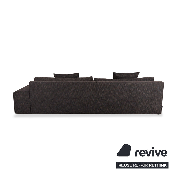 ligne roset Exclusif canapé d'angle en tissu méridienne gauche canapé gris