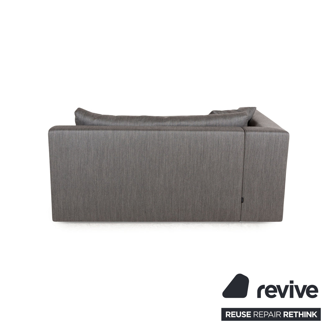 ligne roset EXCLUSIF méridienne transat en tissu gris