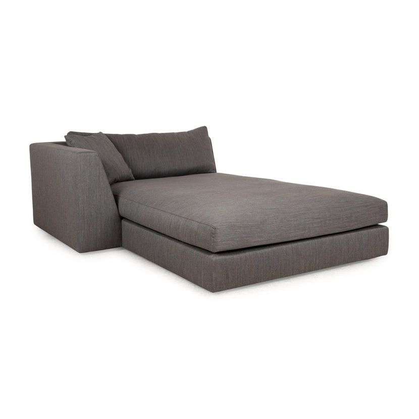 ligne roset EXCLUSIF méridienne transat en tissu gris