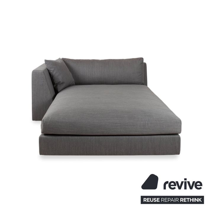 Ligne Roset EXCLUSIF Fabric Chaise Longue Daybed Grey Anthracite