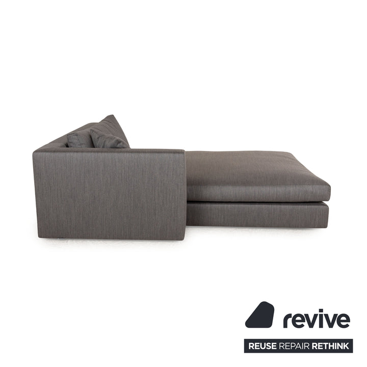 ligne roset EXCLUSIF méridienne transat en tissu gris