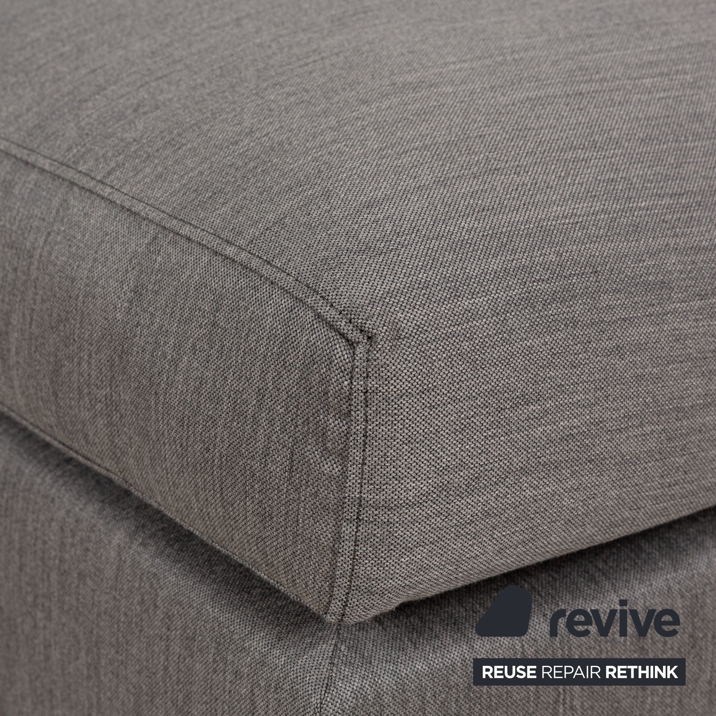 ligne roset EXCLUSIF méridienne transat en tissu gris