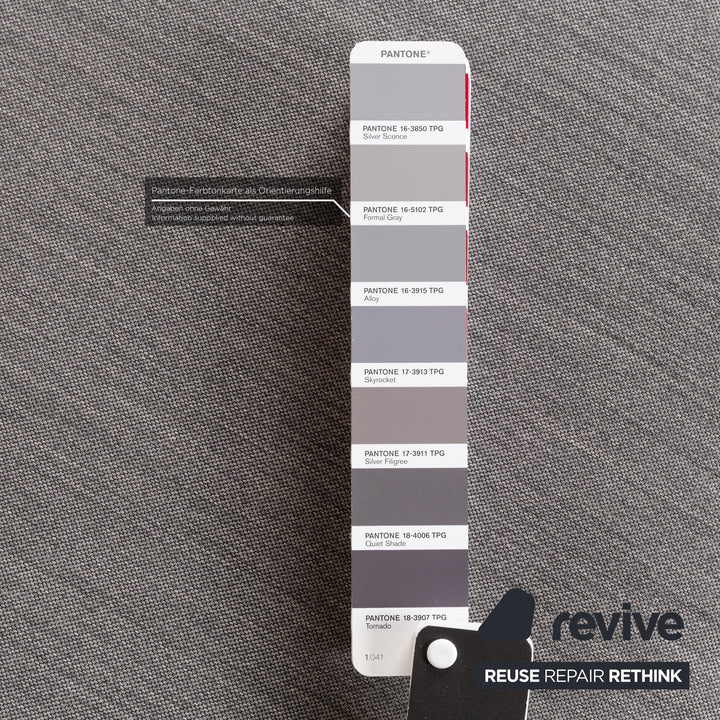 ligne roset EXCLUSIF méridienne transat en tissu gris