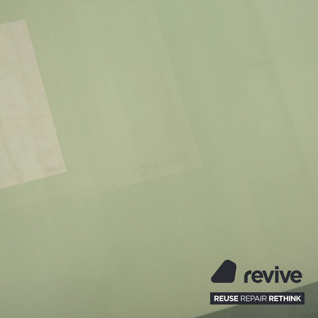 ligne roset Extensia glass dining table blue extension function 140/257 x 75 x 94