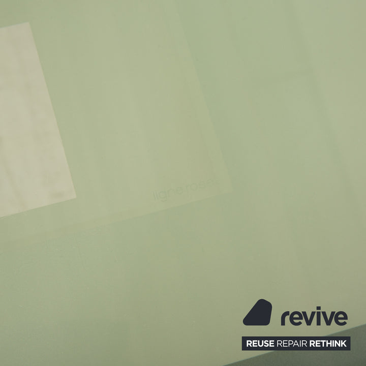 ligne roset Extensia glass dining table blue extension function 140/257 x 75 x 94