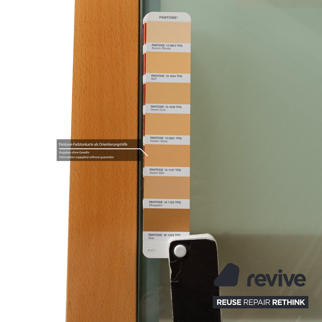 Ligne Roset Extensia Glass Wood Dining Table Brown Silver Extendable