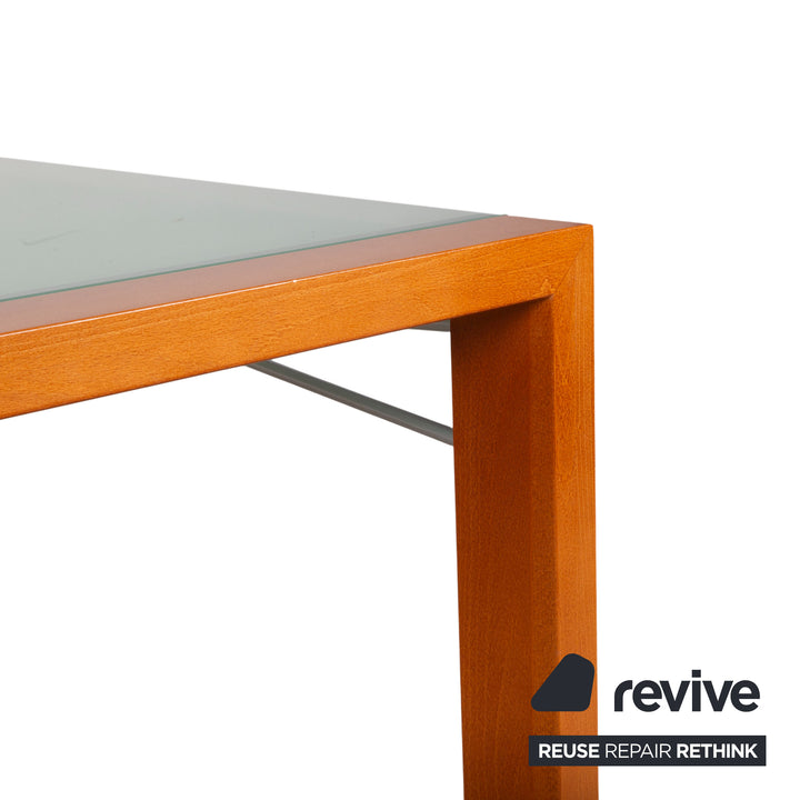 Ligne Roset Extensia Wooden Dining Table Brown Extendable Dining Room 140-259 x 94 cm