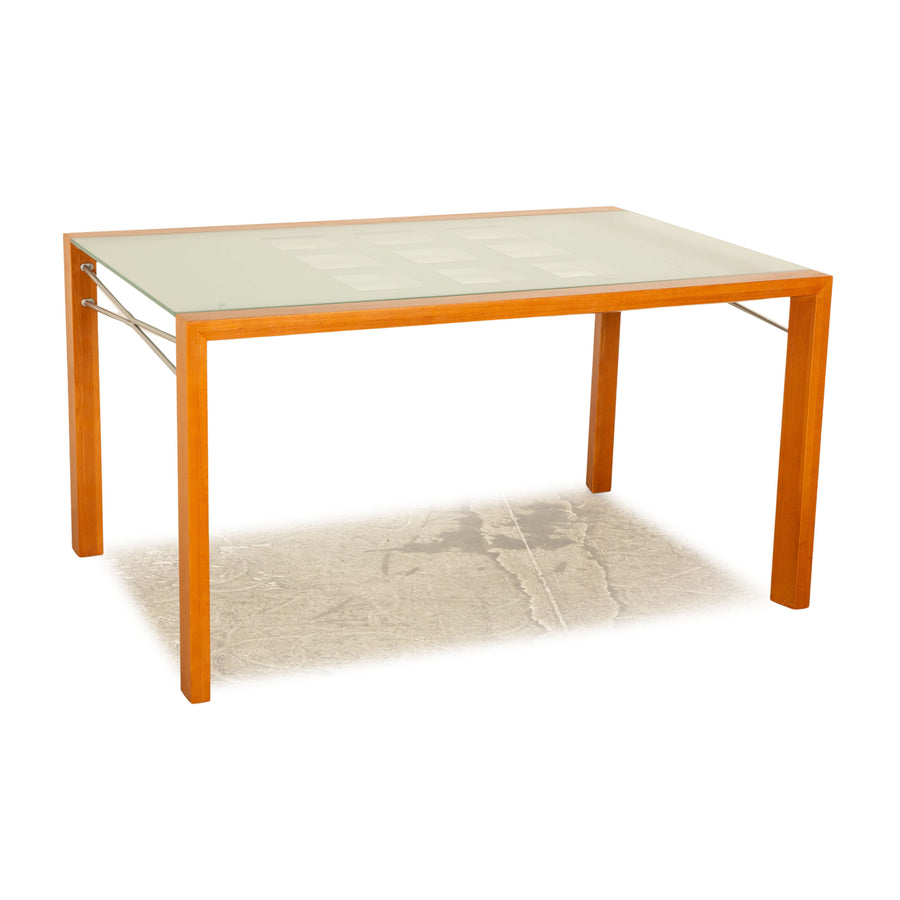 ligne roset Extensia wood table brown pull-out function 140/260 x 75 x 94