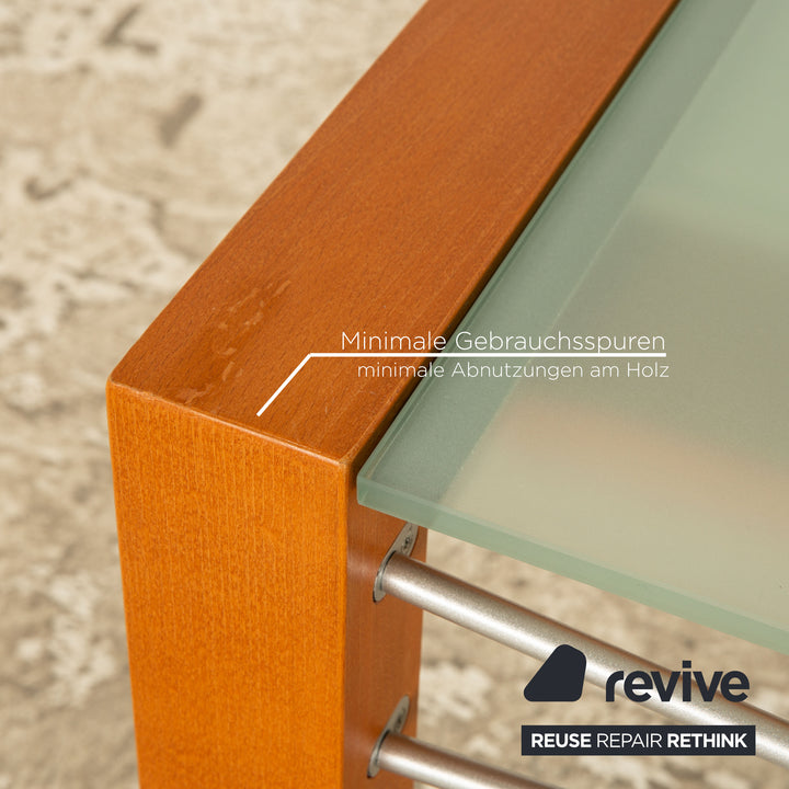 ligne roset Extensia wood table brown pull-out function 140/260 x 75 x 94