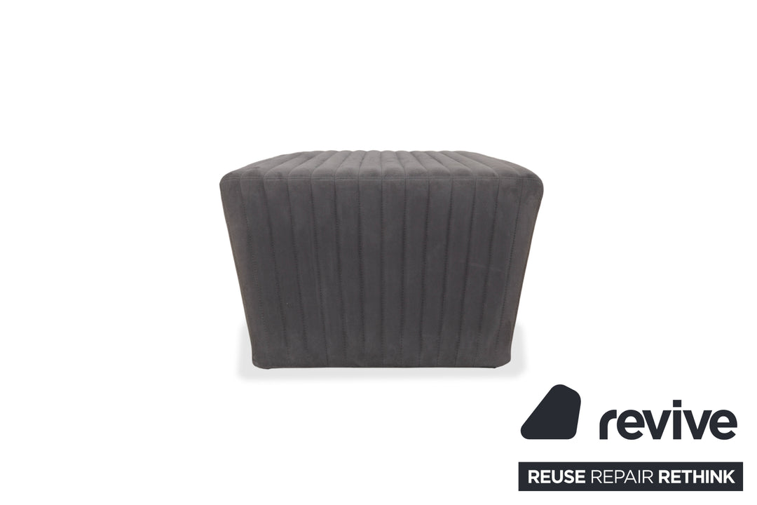 ligne roset Facett Stoff 2x Sessel Hocker Grau