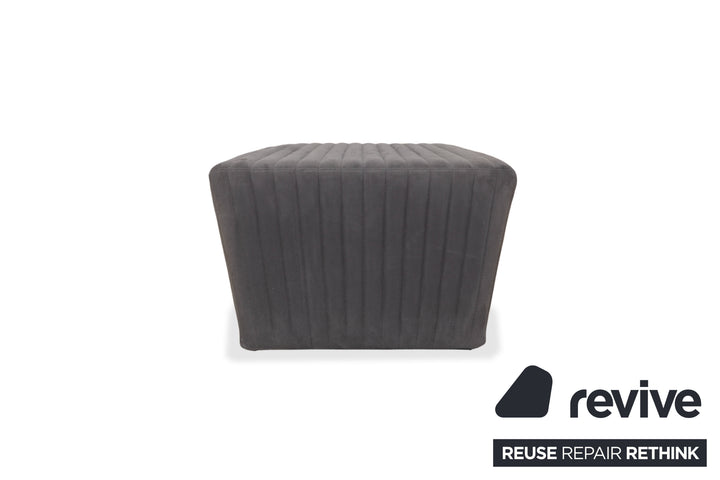 ligne roset Facett Stoff 2x Sessel Hocker Grau