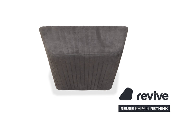ligne roset Facett Stoff 2x Sessel Hocker Grau