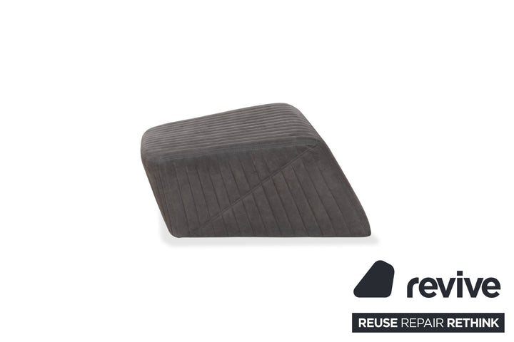 ligne roset Facett Stoff 2x Sessel Hocker Grau